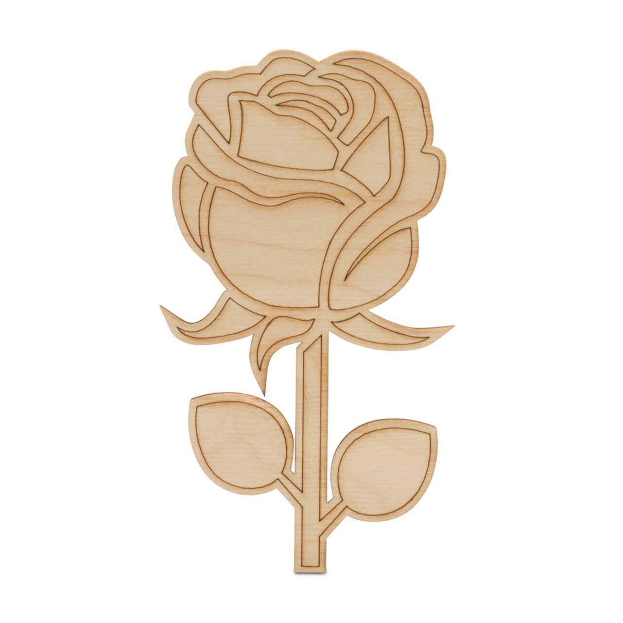 Full Rose Wood Cutout From 6”-23”, Valentine Craft/Decor | Woodpeckers